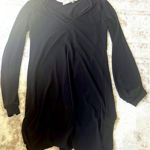 Black long sleeve dress